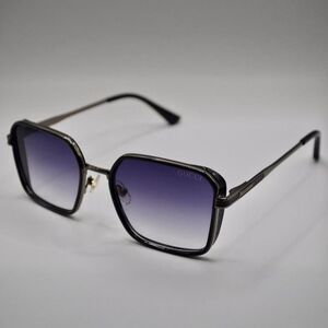 Gucci Women’s Sunglasses | Silver & Black | Purple Gray Gradient | 56-16-145